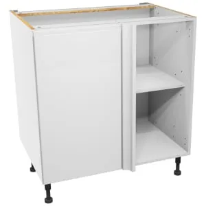 Wickes Madison Matt White Corner Base Unit - 800mm