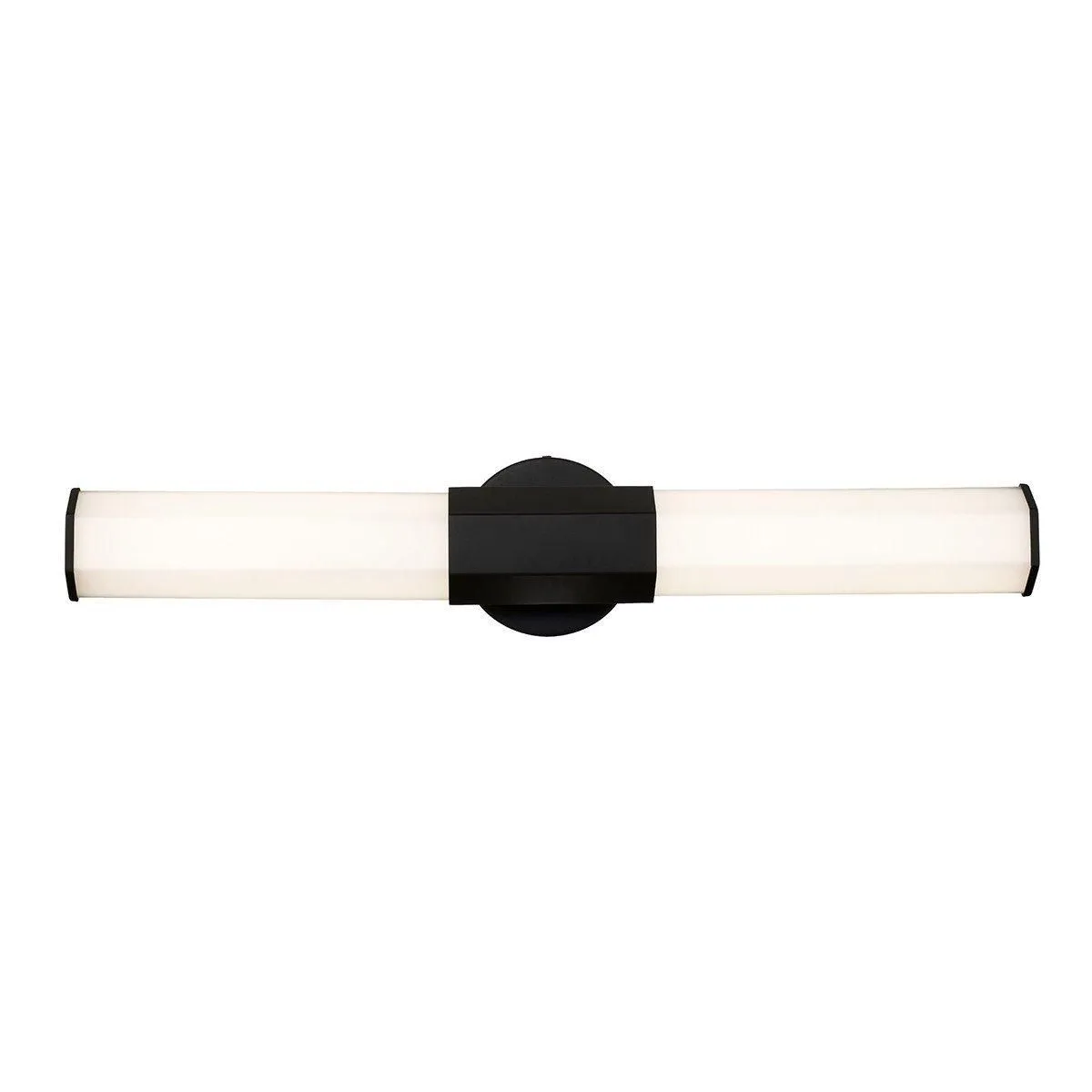 Netlighting Hinkley Facet Integrated LED Bathroom Wall Lamp Matte Black 3000K IP44 5