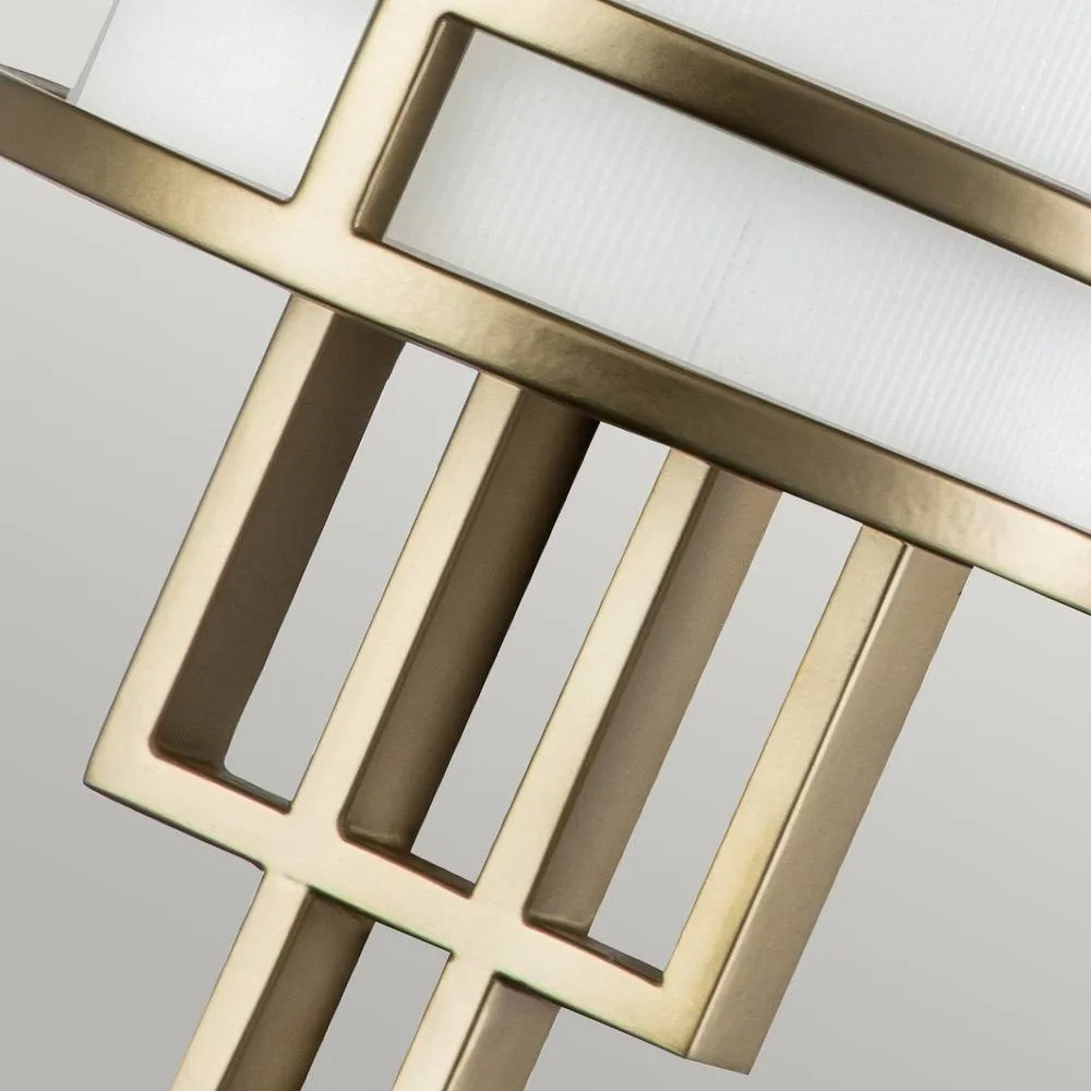 Netlighting Fusion Flush Wall Lamp Painted Natural Brass in Gold 2