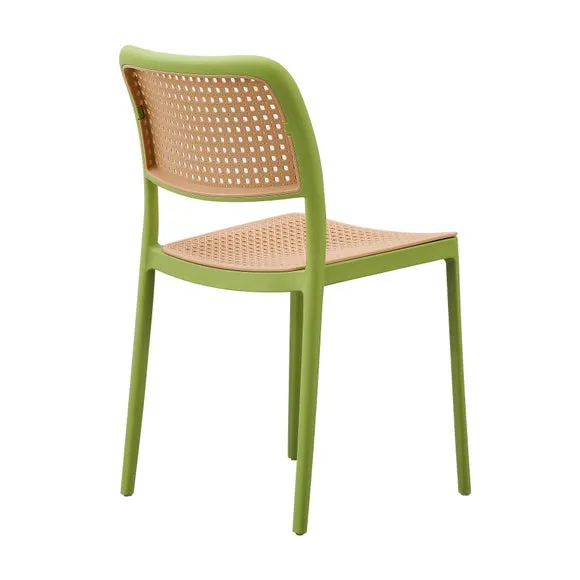 Fusion Living Plastic Cafe Dining Chair 5