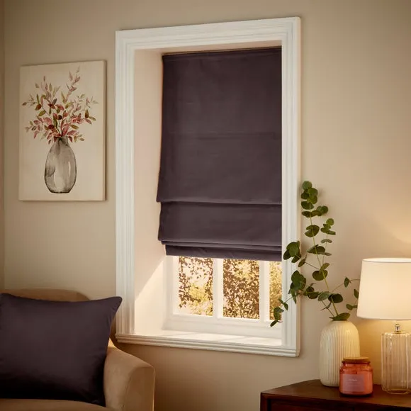 Recycled Velour Roman Blind 2