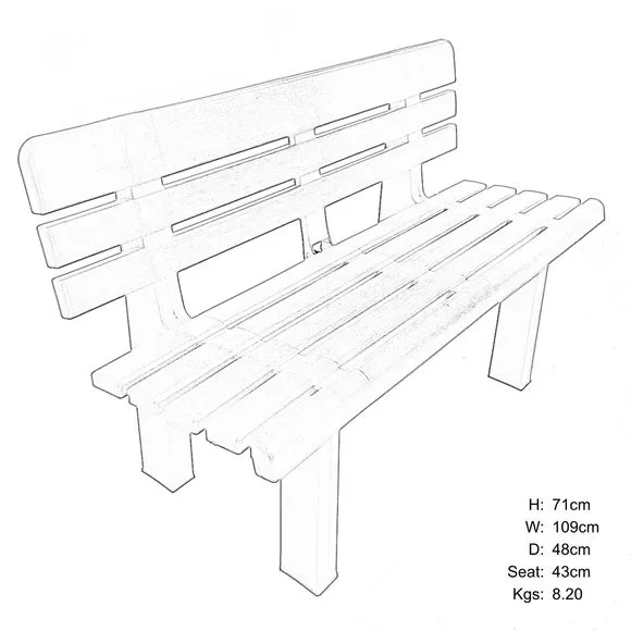 Gina White Bench 4