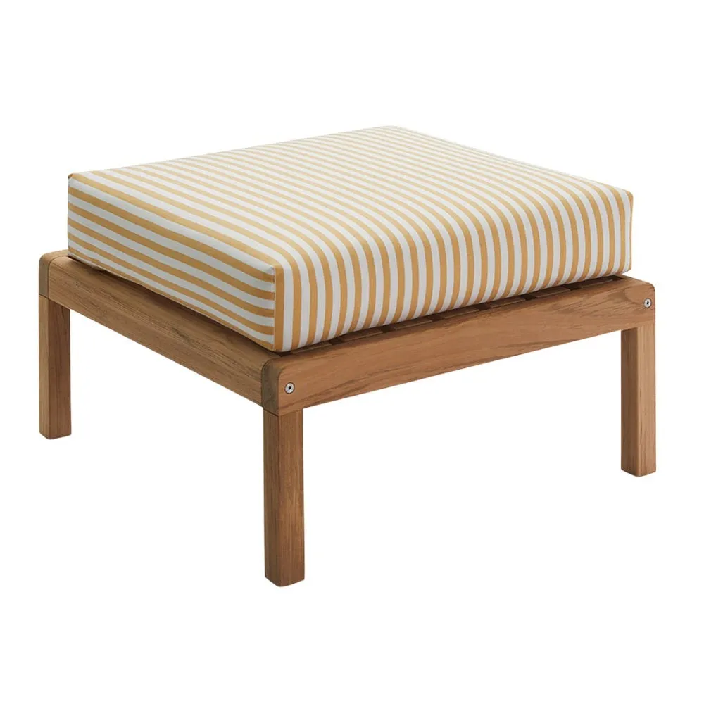 Fritz Hansen Skagerak Virkelyst Pouf Golden Yellow Stripe 2