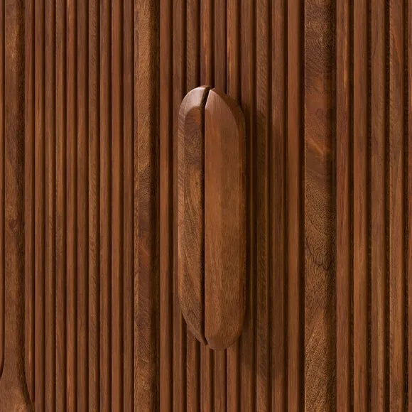 Khari Extra Wide Sideboard, Midtone Mango Wood 5