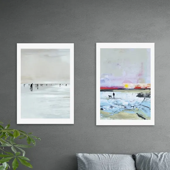 Set of 2 East End Prints Beach Walk Prints 1