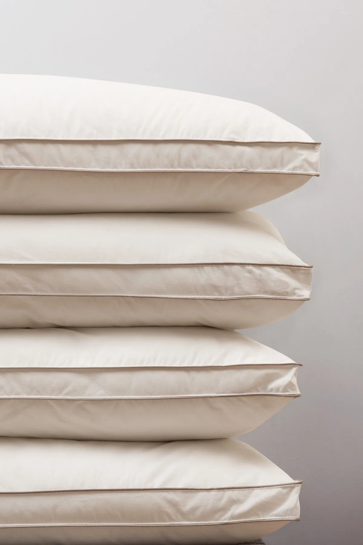 Soak&Sleep Soft As Down Microfibre Standard Pillow 4 Pack - Medium/Firm in White 2