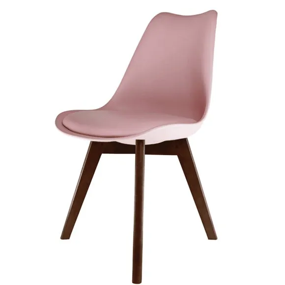 Fusion Living Soho Plastic Dining Chair with Squared Legs 2
