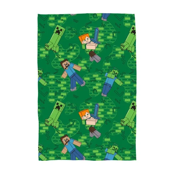 Minecraft Levels Fleece Blanket 100cm x 150cm 6