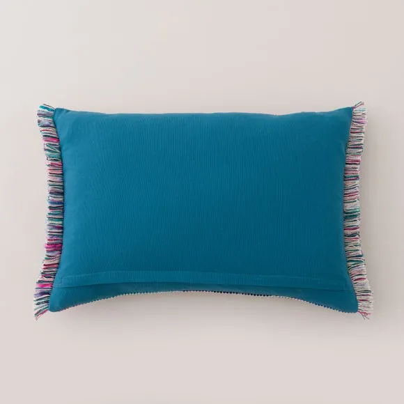 Ava Fringe Cotton Rectangle Cushion 5