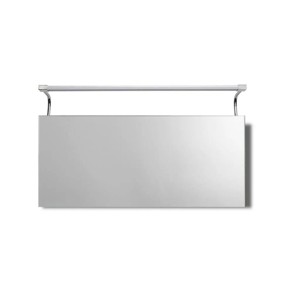 Netlighting Sisley Wall Lamp Chrome 10W 850lm 4000K IP44 LED Big Double in Silver
