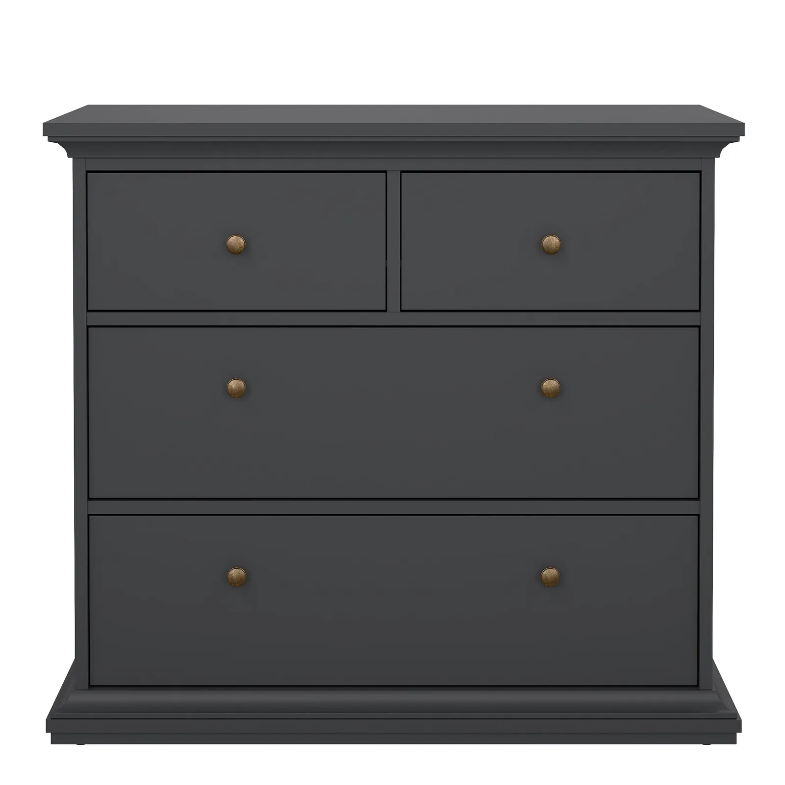 Furniture To Go Paris Chest of 4 Drawers in Grey 2