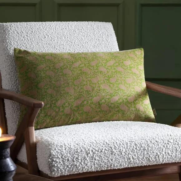 Boteh Luxurious Velvet Rectangular Cushion 1