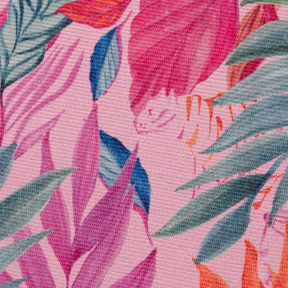 furn. Psyc Jungle Pink Washable Indoor Outdoor Rug 3