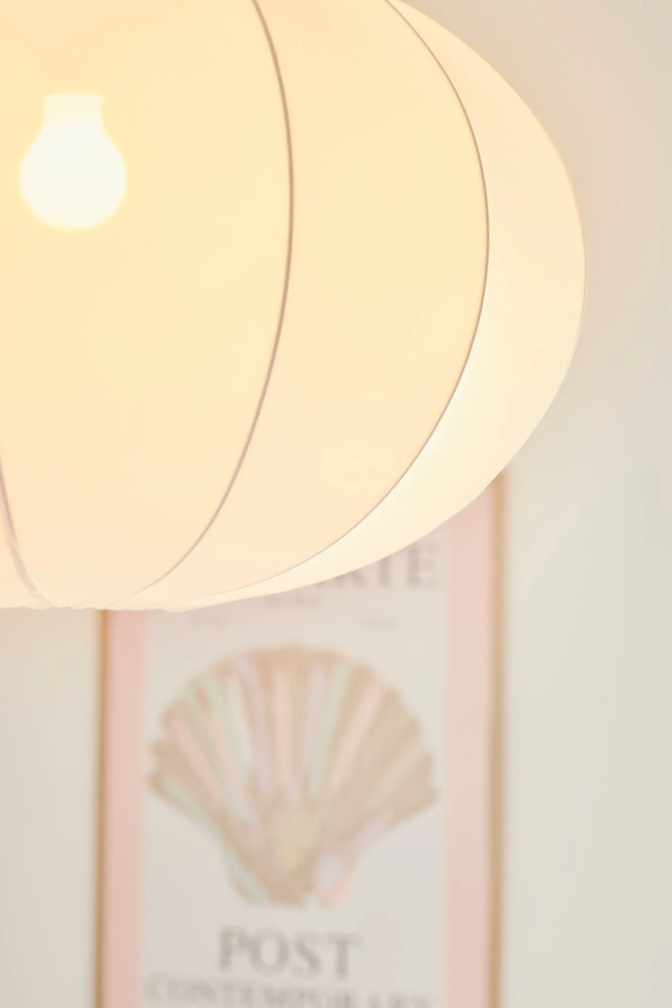Nordlux Aeron Pendant Light White Textile E27 Mains 60cm 5