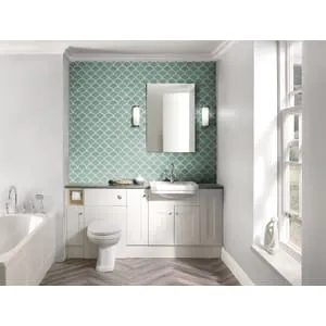 Duarti By Calypso Highwood 500mm Floor Reaching Full Depth Toilet Unit - Matt White 2