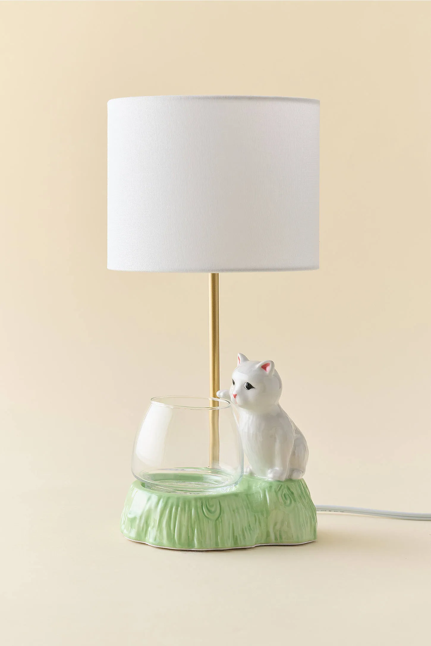 Fishing Kitten Table Lamp 2