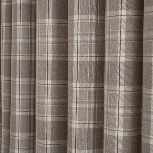 Belhaven Check Eyelet Curtains 4