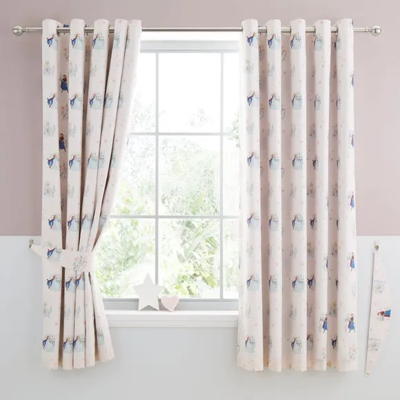 Disney Frozen Blackout Eyelet Curtains 2