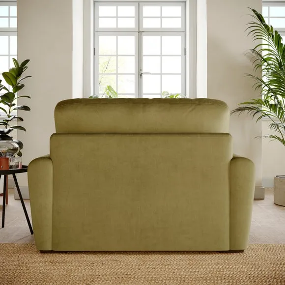 Milton Matte Velvet Snuggle Chair 2