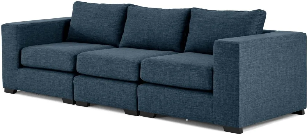 Mortimer 4 Seater Modular Sofa, Harbour Blue