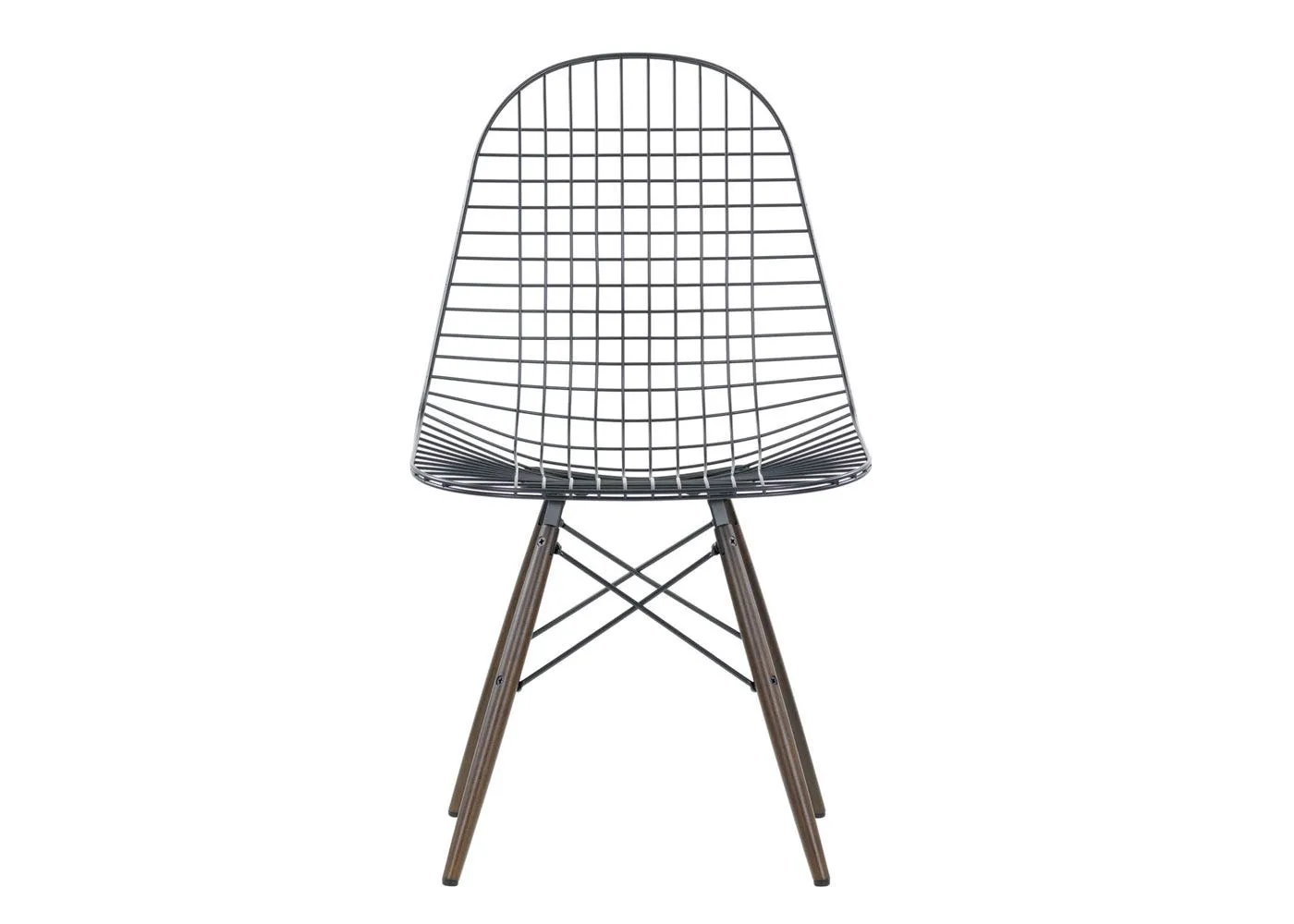 Vitra DKW Wire Chair Dark Maple New Height