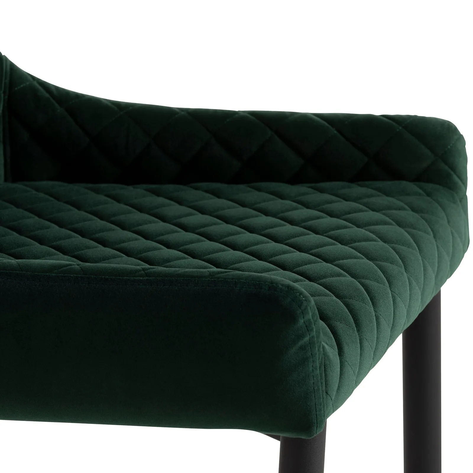 Rivington Dining Chair, Green Velvet | Barker & Stonehouse 5