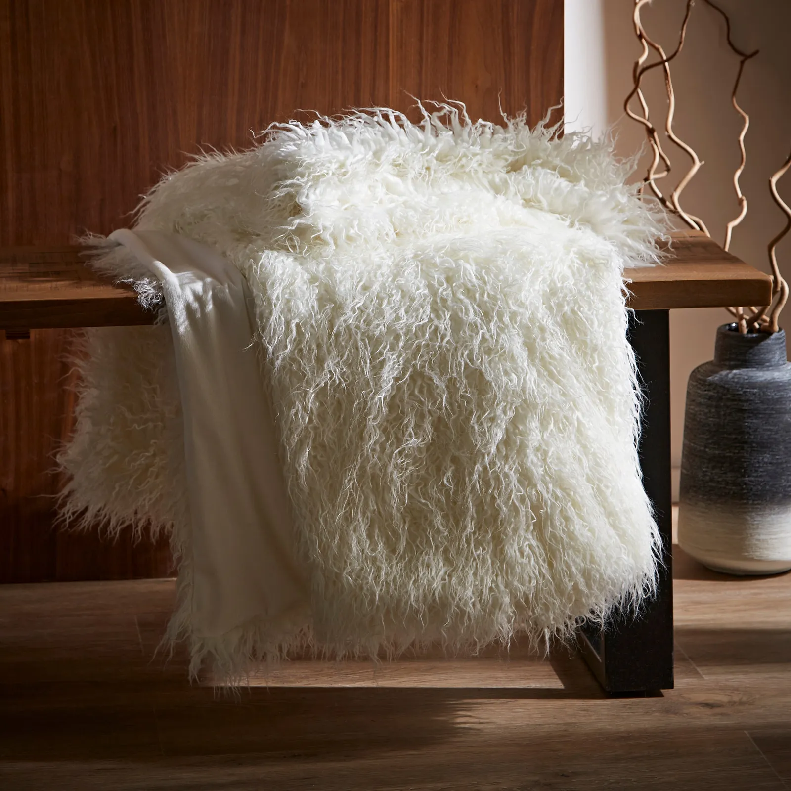 Tibet Throw Beige