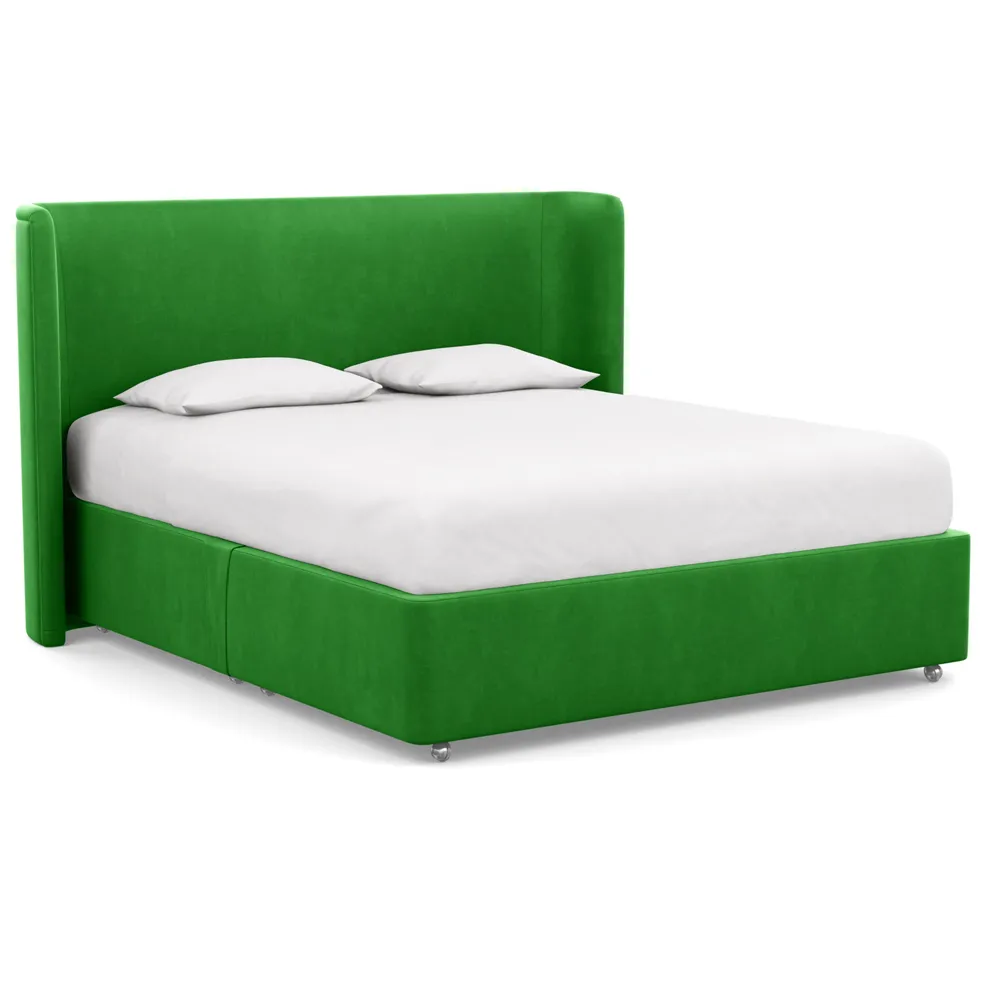 Heal's Heal's Deep Divan Super King 2 Footend Varese Velvet Emerald