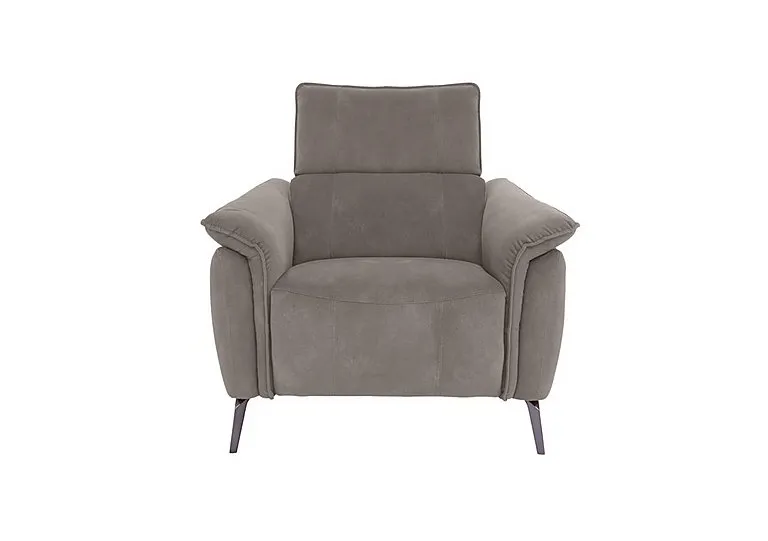 Jude Fabric Power Recliner Chair with Power Headrest and Power Lumbar - Dexter Mocha