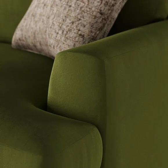 Lawson Matte Plush Velvet 4 Seater Sofa 5