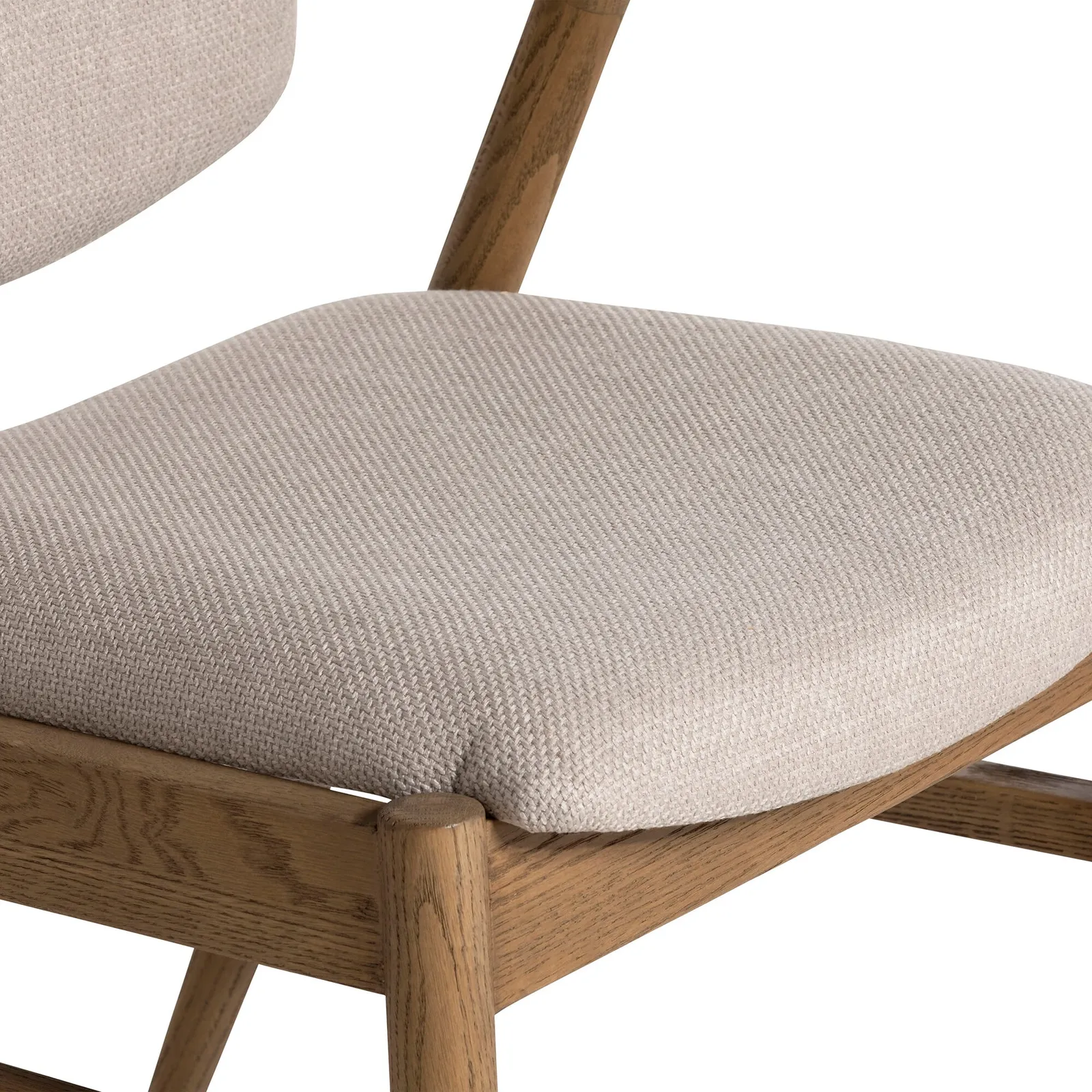 Fleming Dining Chair, Neutral Fabric | Barker & Stonehouse 6