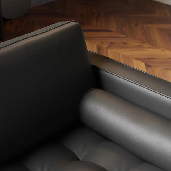 Zoe Faux Leather Corner Chaise 5
