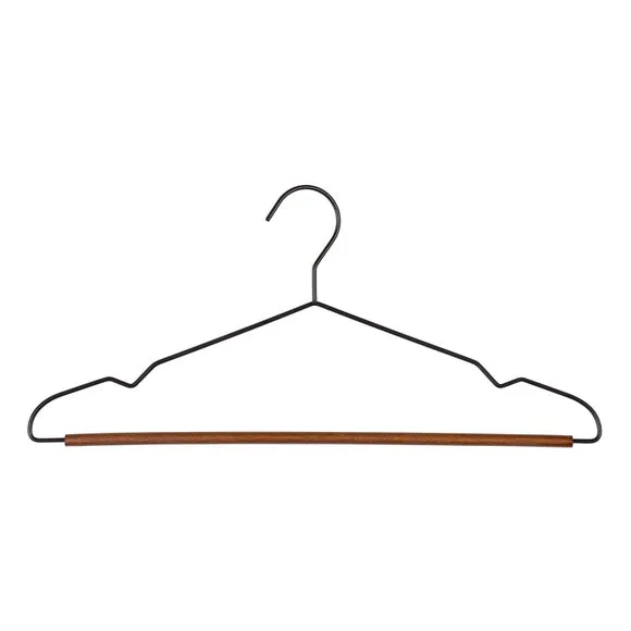 Set of 6 Wooden Bar Trouser Hangers 2