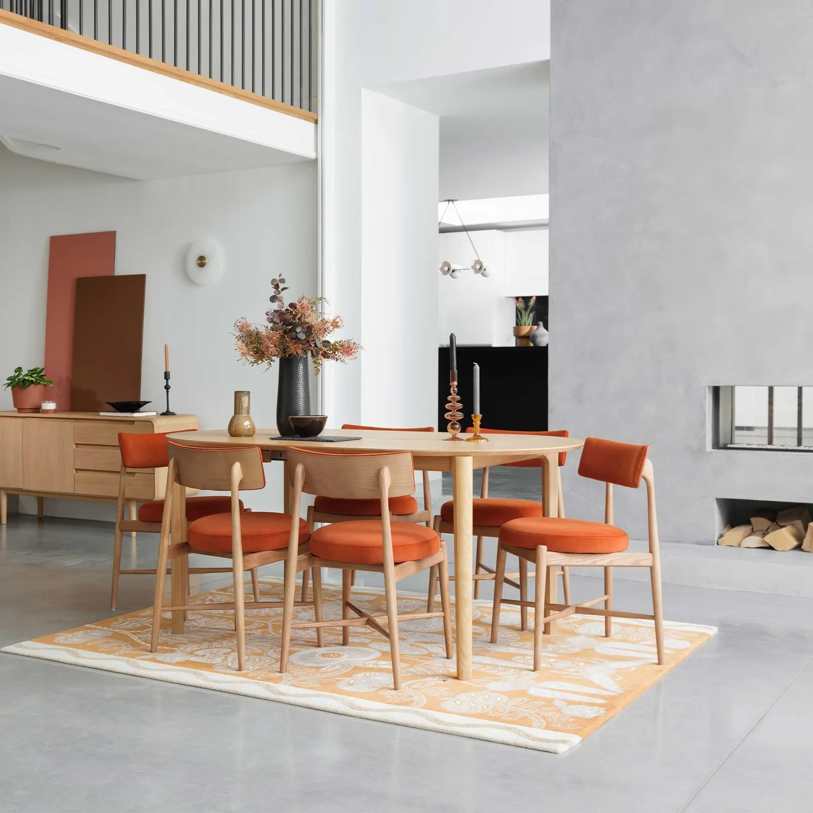 Winchester 130-170Cm Extending Dining Table, Round, Oak Wood | Barker & Stonehouse 2