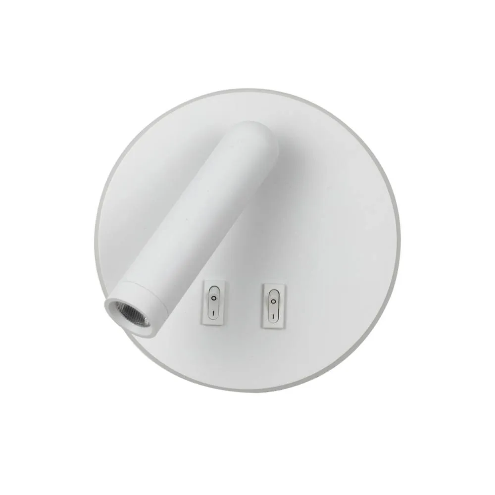Netlighting Furla Reading Wall Light White 3000K Warm White 2xLED 2