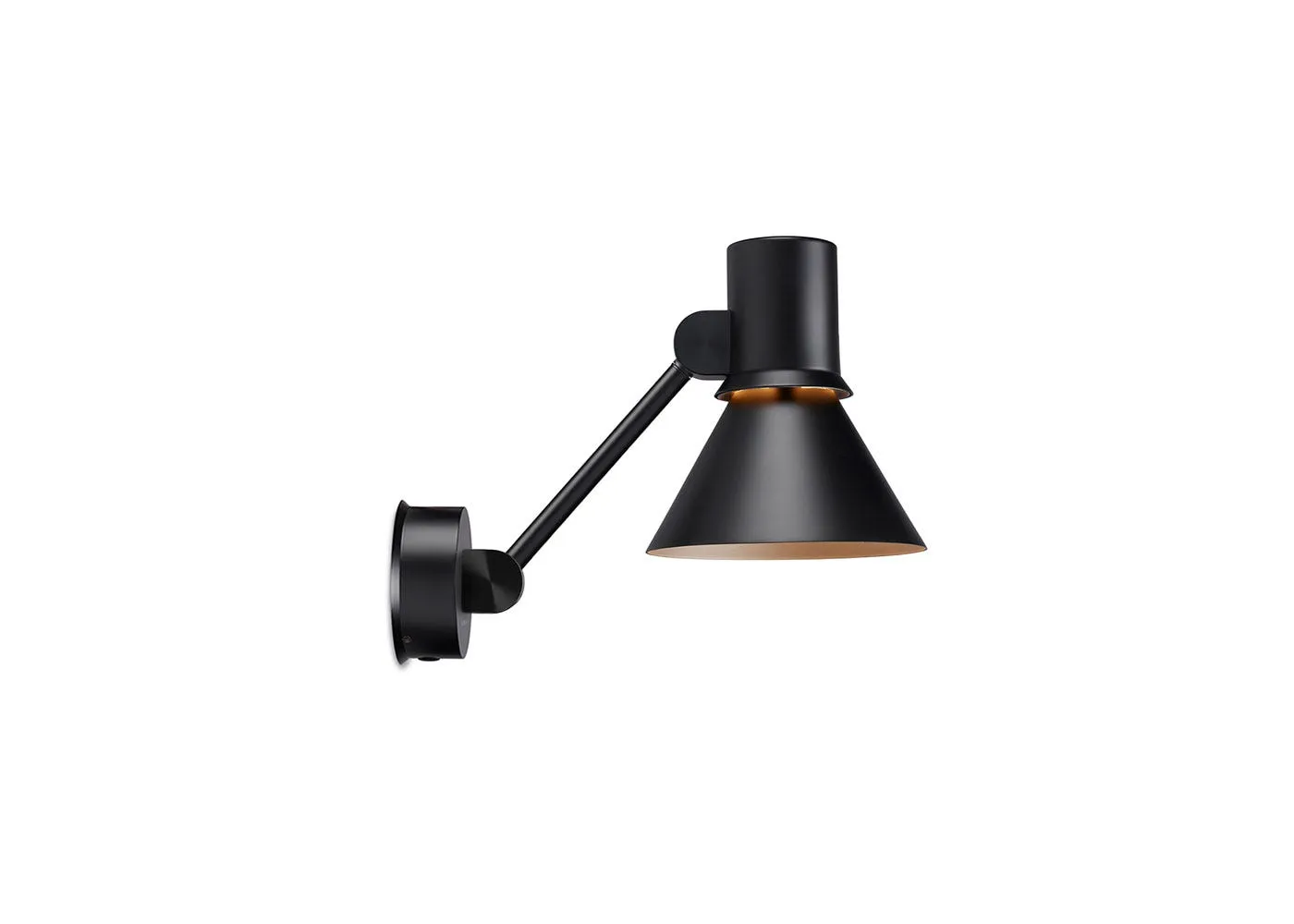 Anglepoise Type 80 Wall Light Short Arm Matte Black 1