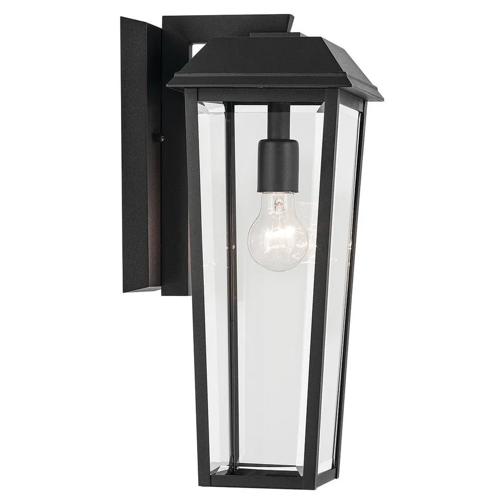 Netlighting Mathus Medium Wall Lantern Black IP44 5