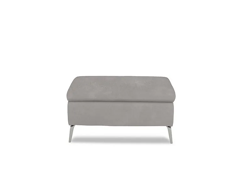 Daytona Fabric Footstool - Dexter Stone - Living Room Furniture - In Time for Christmas