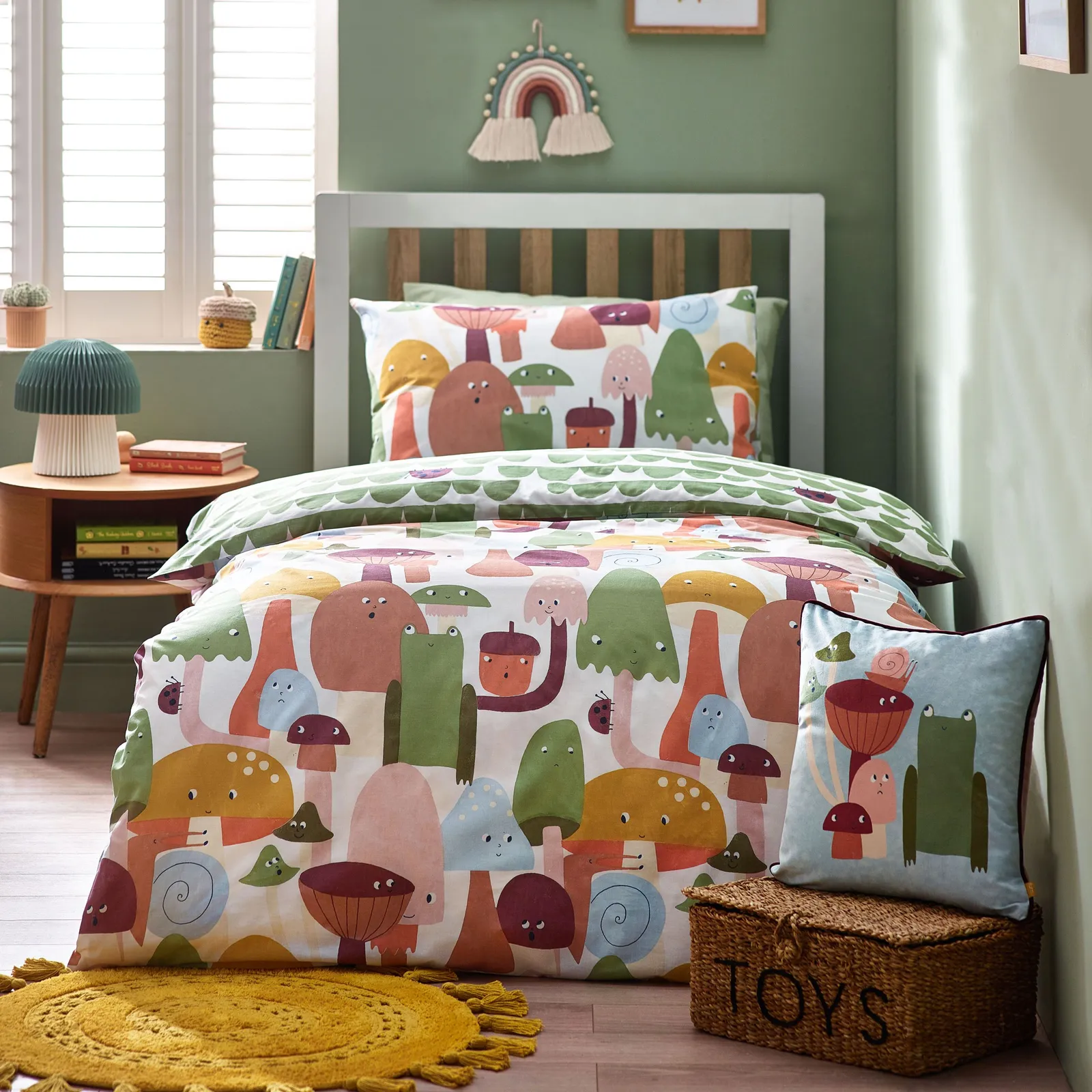 Little Furn Funguys Mushroom Abstract Duvet Cover Set
