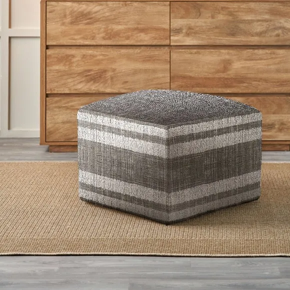Pacific Lifestyle Stripe Outdoor Pouffe