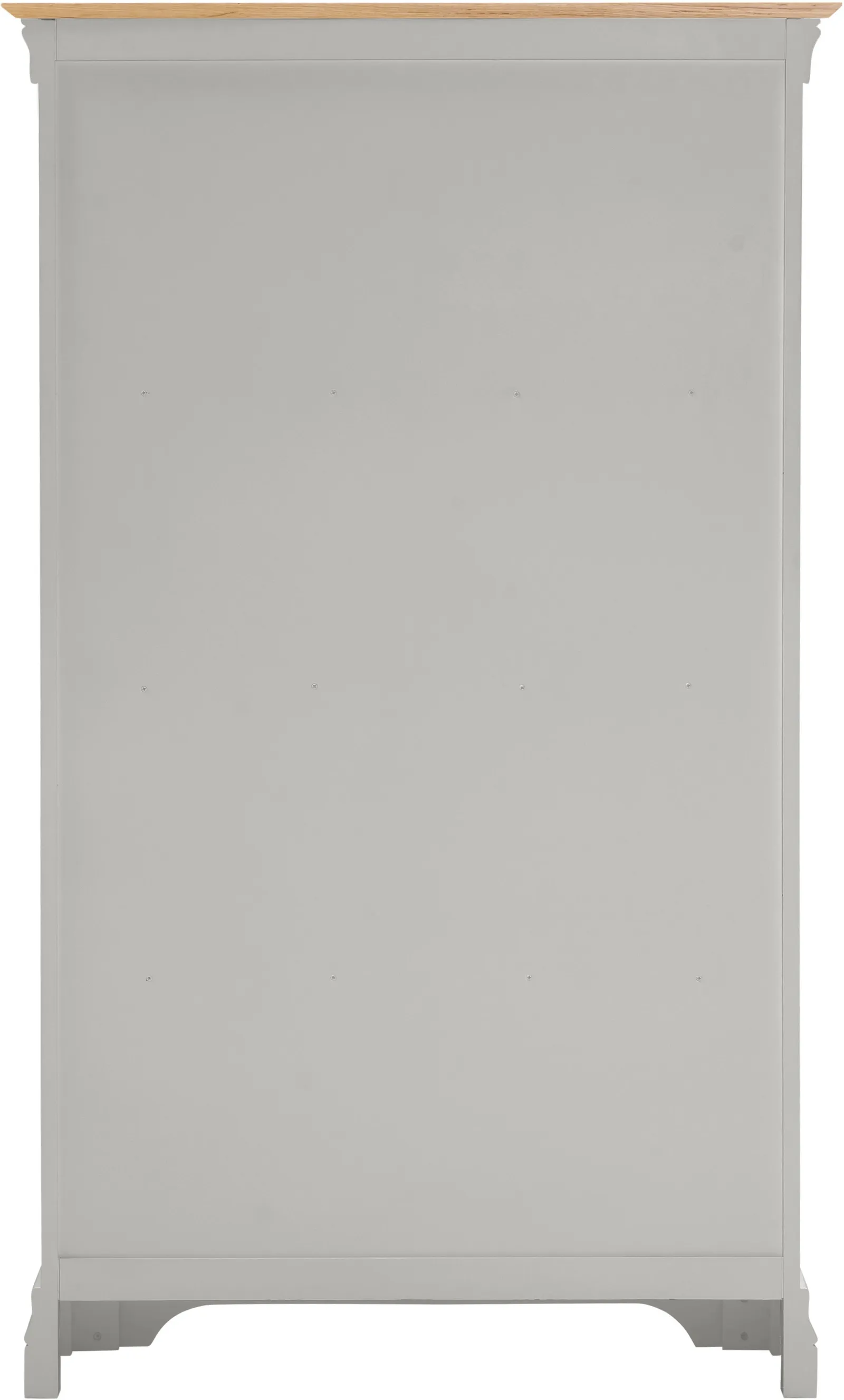 Seconique Bordeaux Bookcase (Fully Assembled) in Light Grey 4