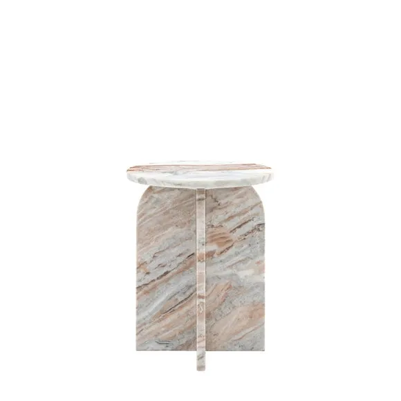 Amora Solid Marble Side Table 4