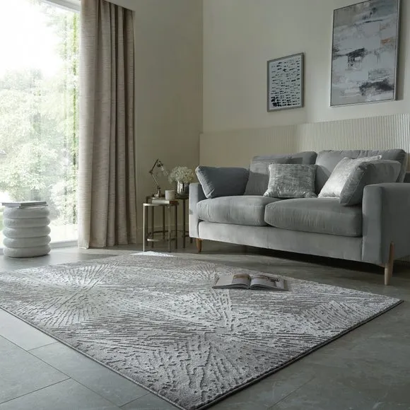 Geo Starburst Sheen Rug 1