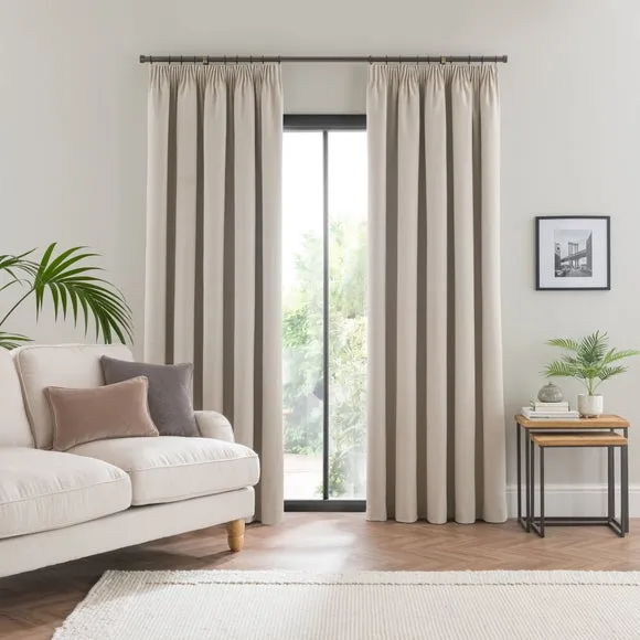 Zodiac Blackout Pencil Pleat Curtains 2