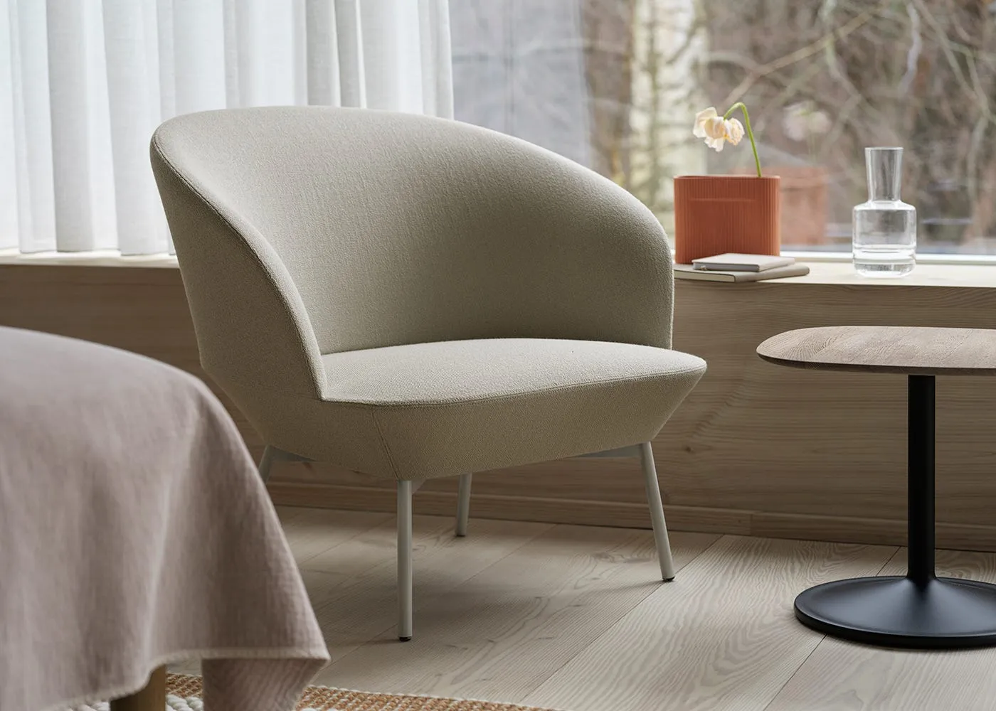 Muuto Oslo Lounge Chair Fiord 551 Pink 3
