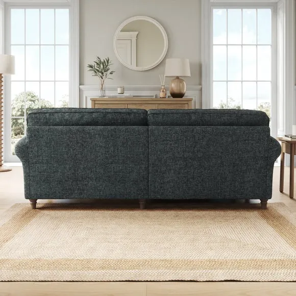 Flori Chunky Chenille Corner Chaise Sofa 3