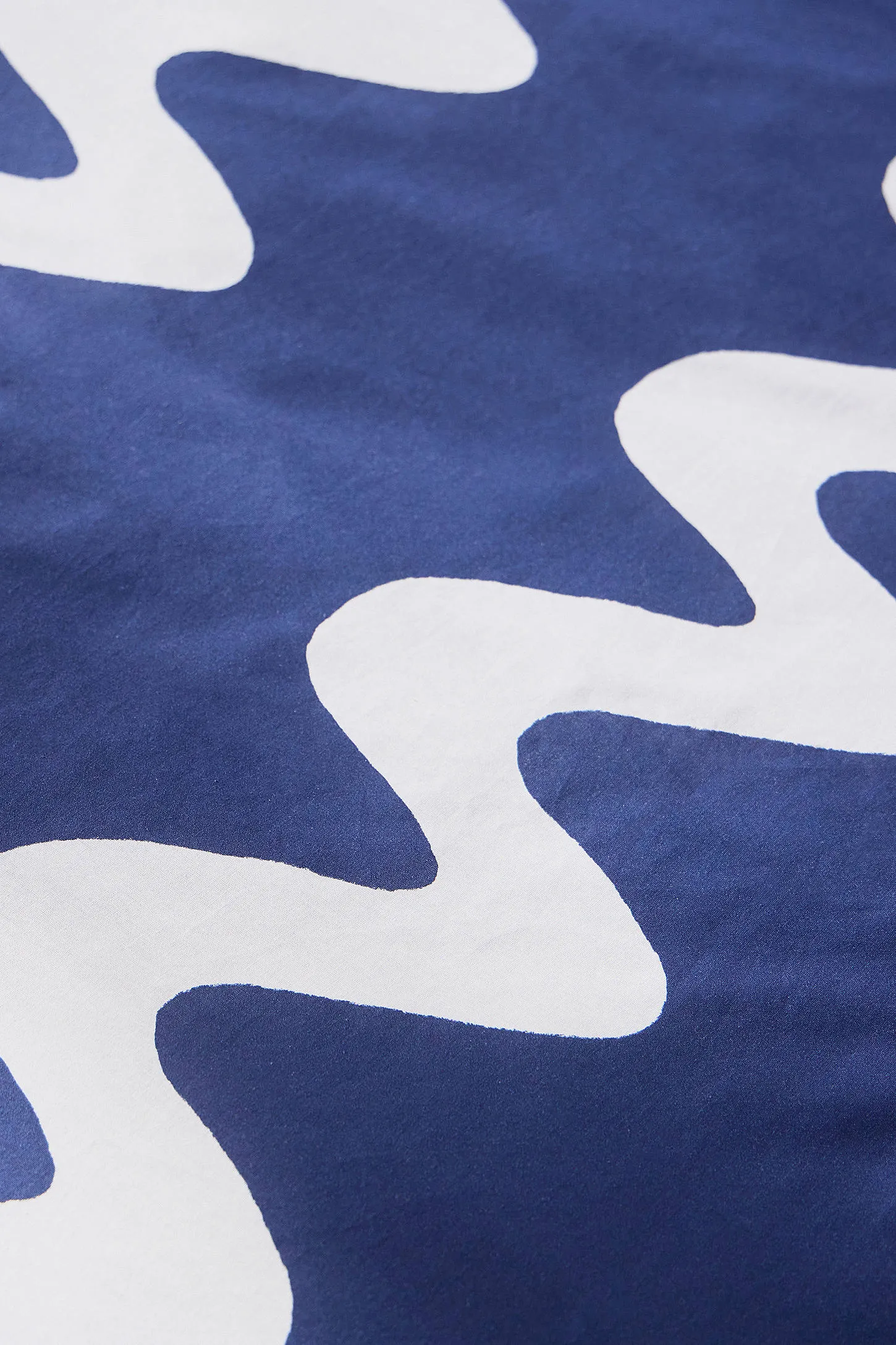 Big Wave Duvet Set - Blue 6