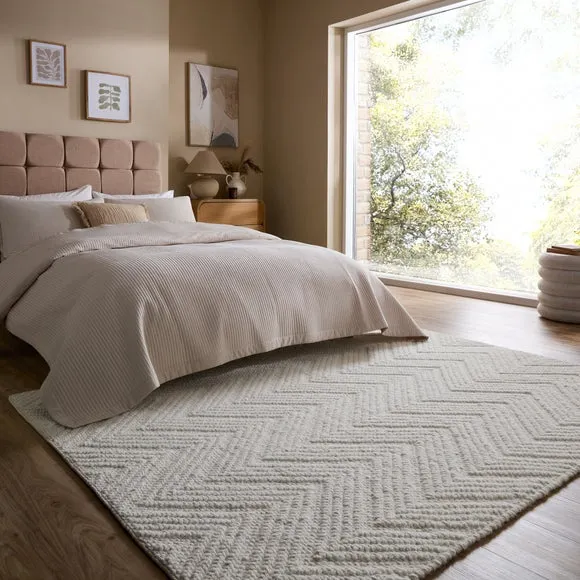 Margot Chevron Wool Rug 1