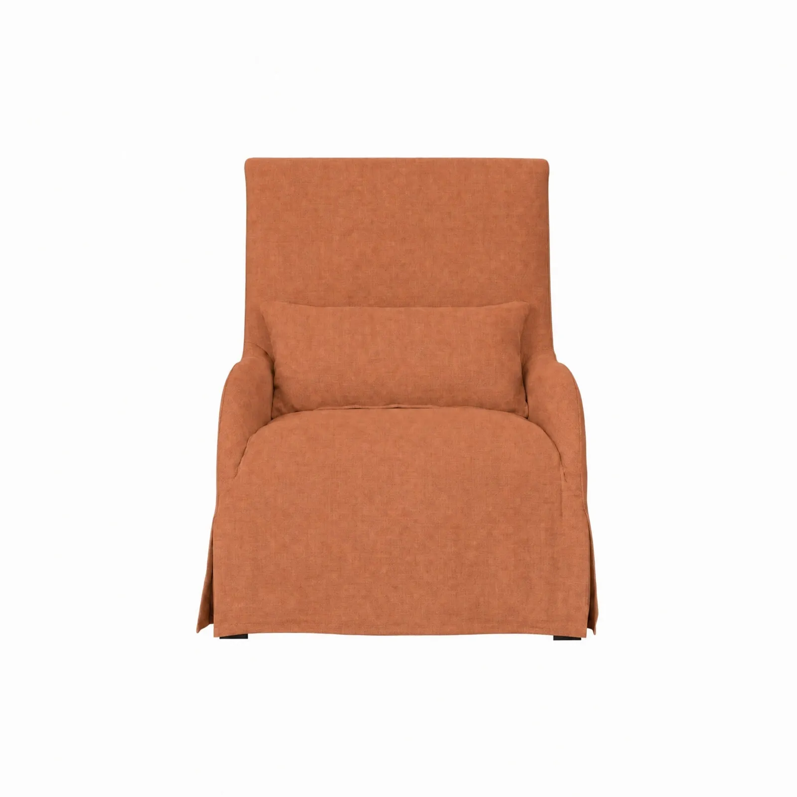 Bibury Armchair - French Riviera Style, Orange Fabric | Barker & Stonehouse 2