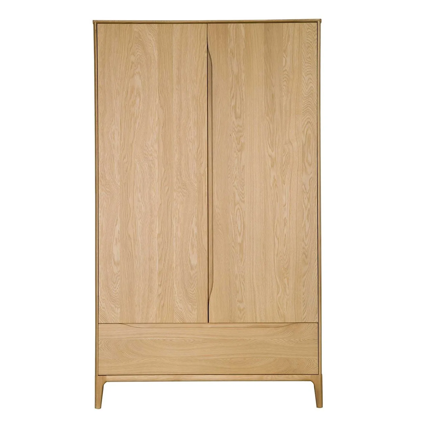 Ercol Rimini 2 Door Wardrobe, Neutral Oak | Barker & Stonehouse 4